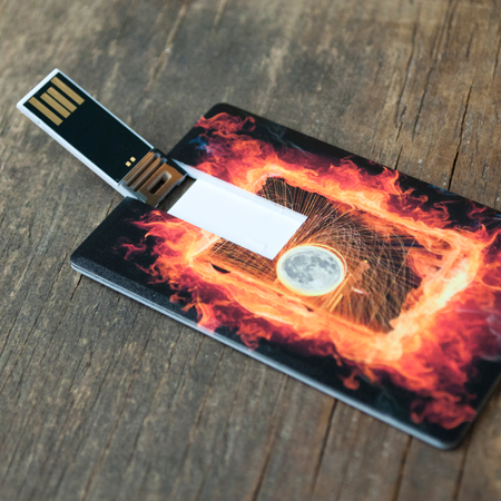 4 GB FULL COLOR CREDIT CARD USB FLASH DRIVE